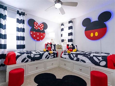 mickey and minnie room decor